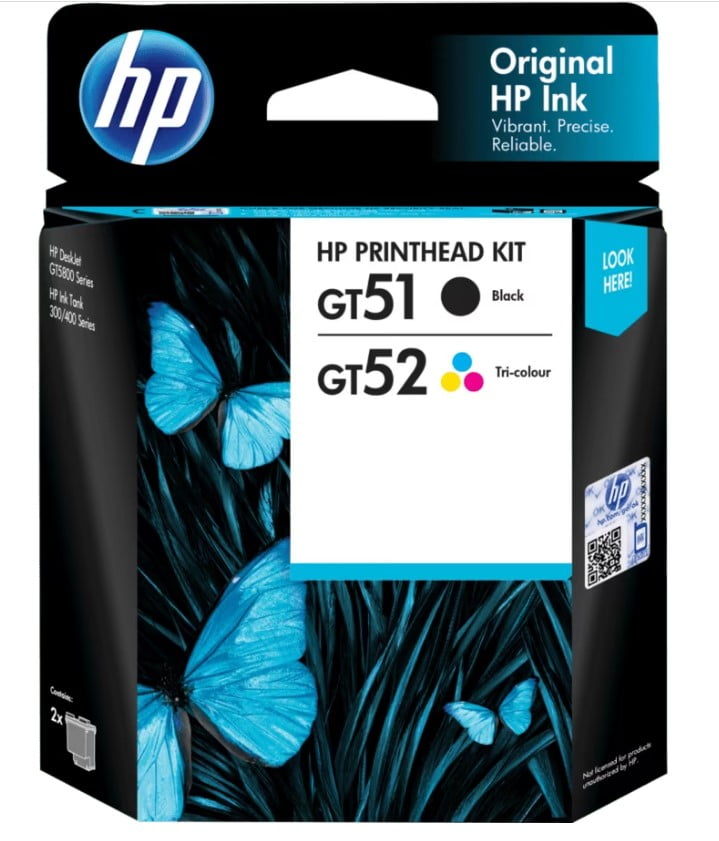 HP Printhead Kit- Combo Pack, GT51/GT52, M0H51A, M0H50A