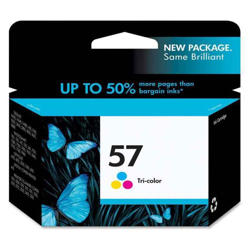 HP 57 Tri-color Original Ink Cartridge