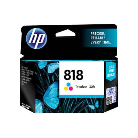 HP 818 Tri-Color Ink Cartridge,
