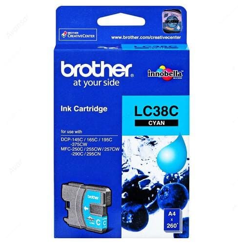 Brother LC38 Ink Cartridge Cyan