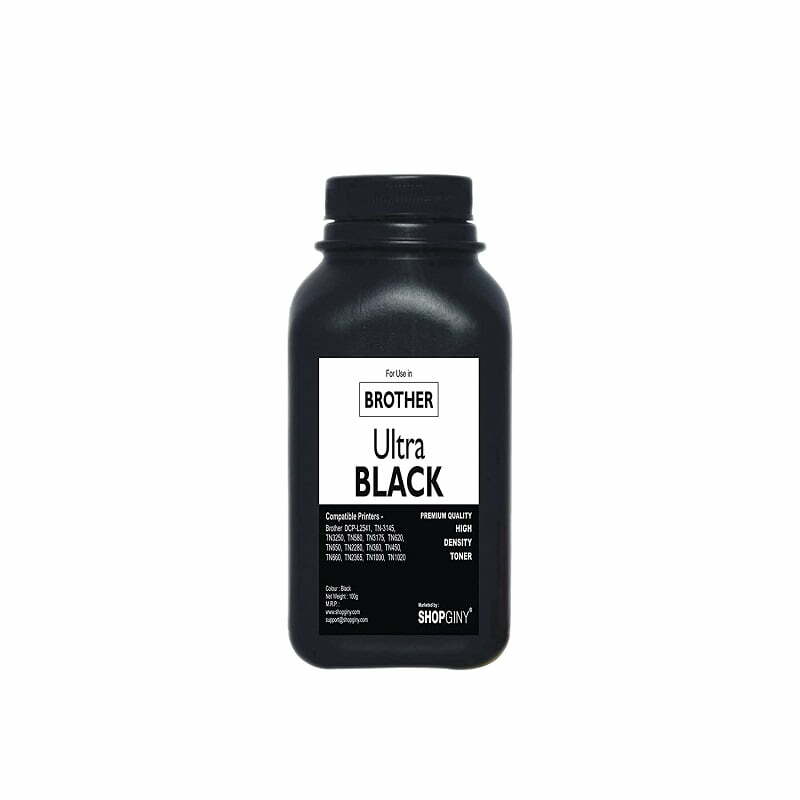 SHOPGINY Toner Refill Powder Ultra Black for Brother TN 2365-100gm, Compatible Brother DHL-L2321D, L2361DN, L2366DW, L2320d, DCP-L2541DW, L2520D, MFC-L2701D, L2701DW (Powder Pack of 1)
